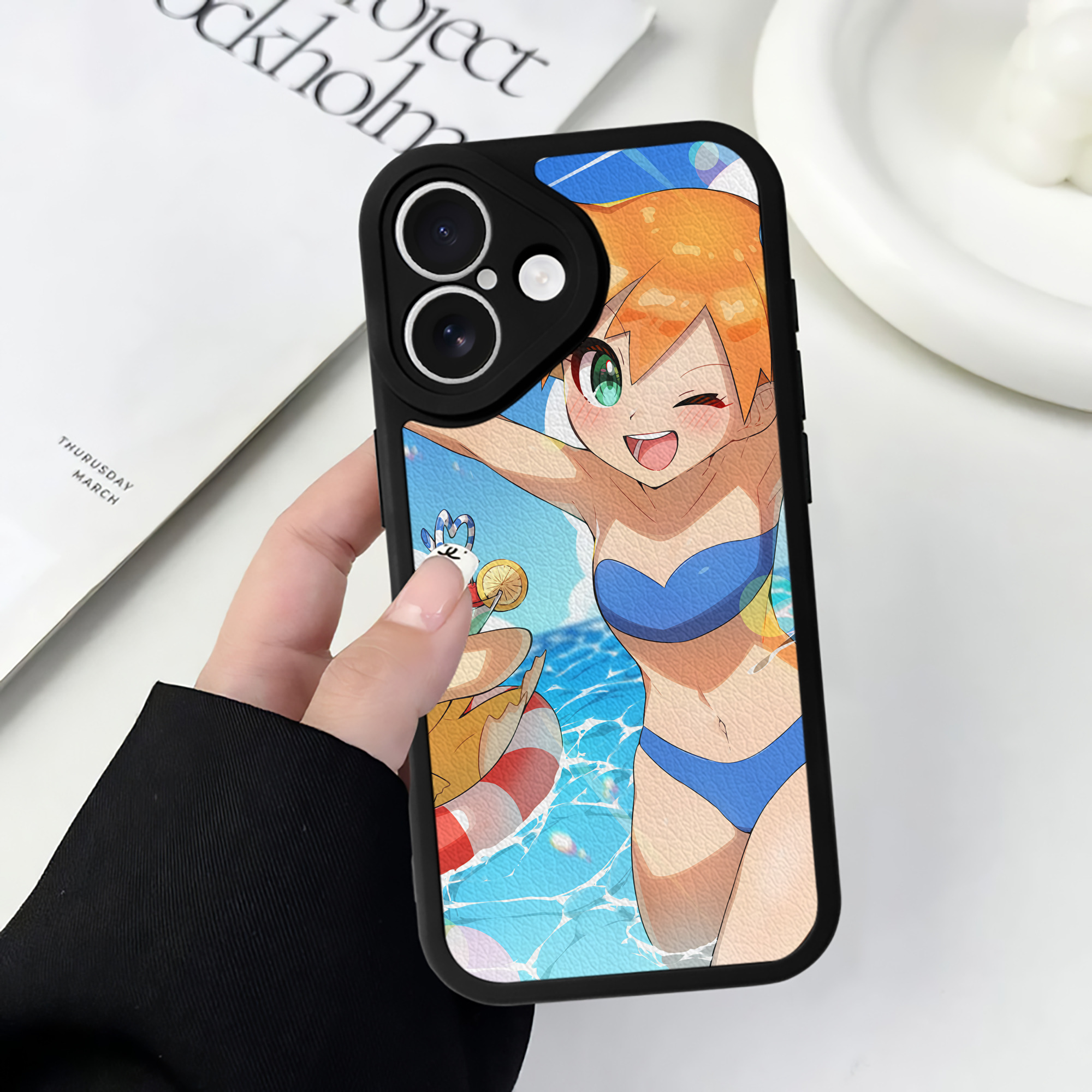 （画像用） ポケットモンスター Pokémon 【iPhone 16シリーズ対応】シリコンスマホケース（レザー調） 材質：シリコン